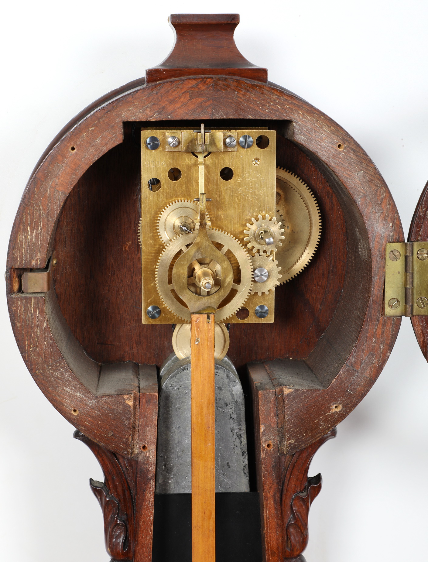 Waltham “Harvard” Weight Driven Banjo Clock C. 1920, Waltham