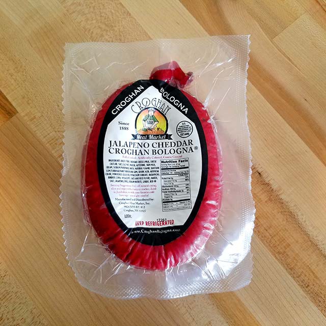 Jalapeño Cheddar Croghan Bologna Adams Cheese Shop