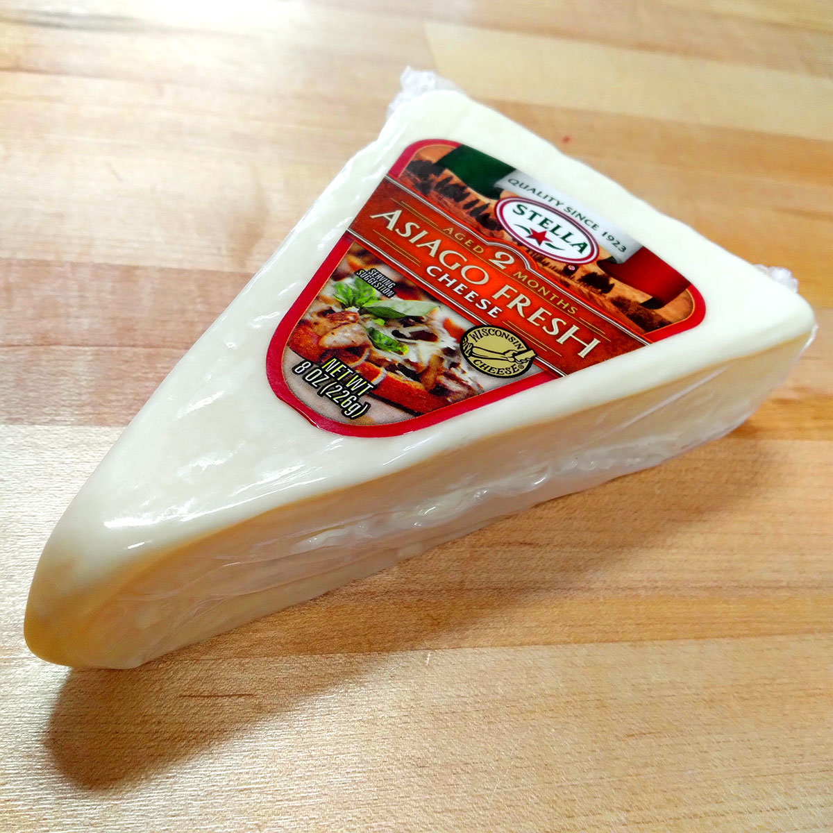 Asiago Fresh Cheese (8 oz.) Stella Adams Cheese Shop