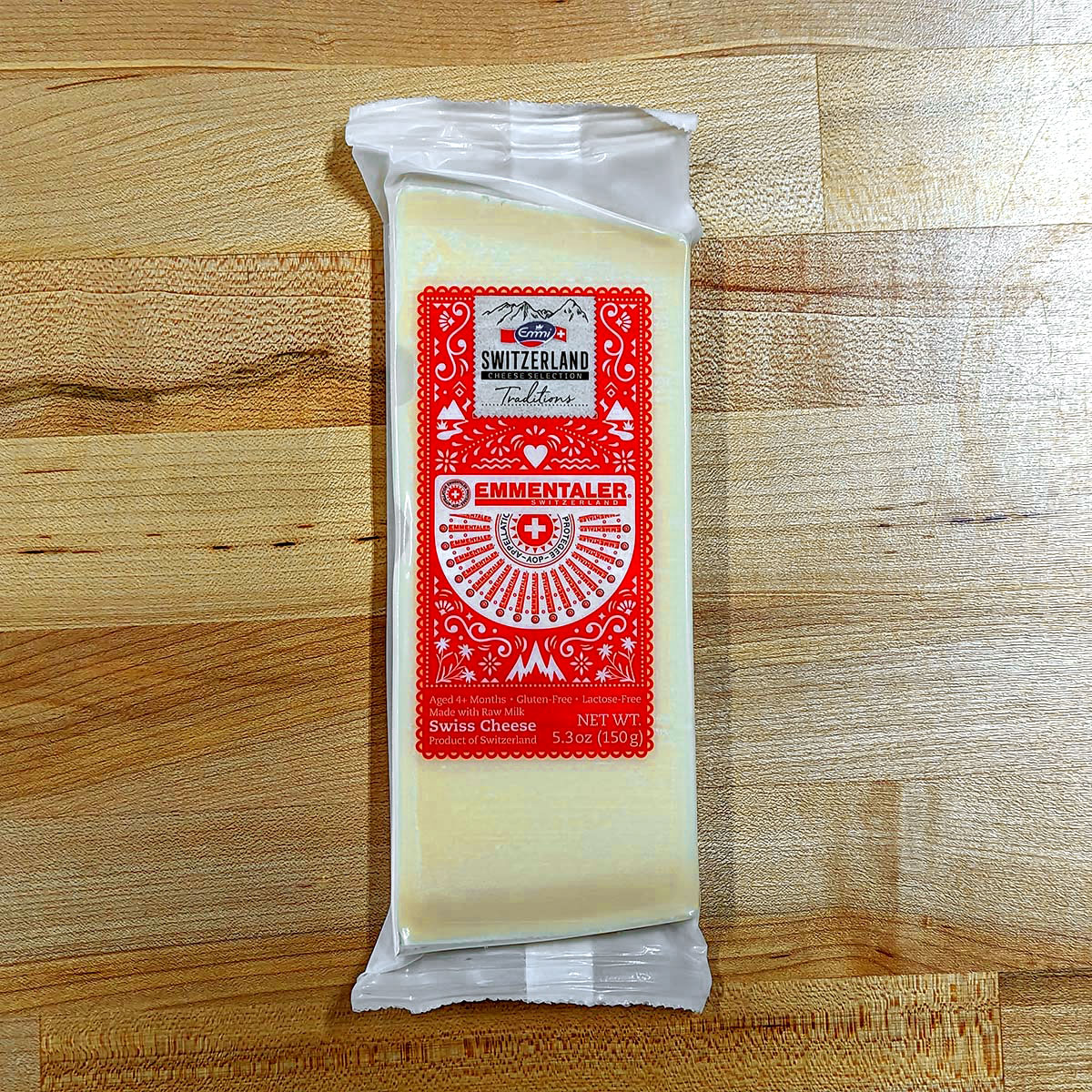 Emmentaler AOP Swiss Cheese (5.3 oz.) Emmi Adams Cheese Shop