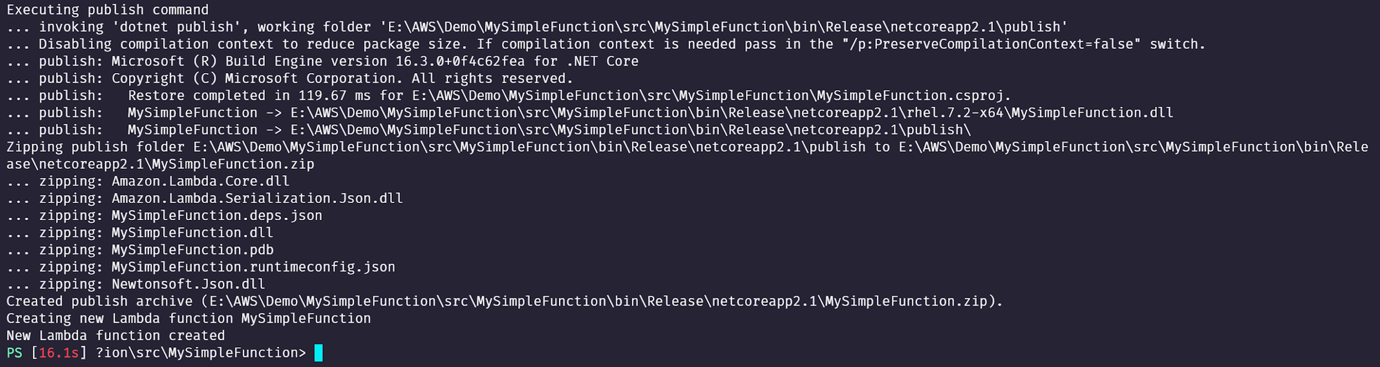 How to Write your First AWS Lambda C Function