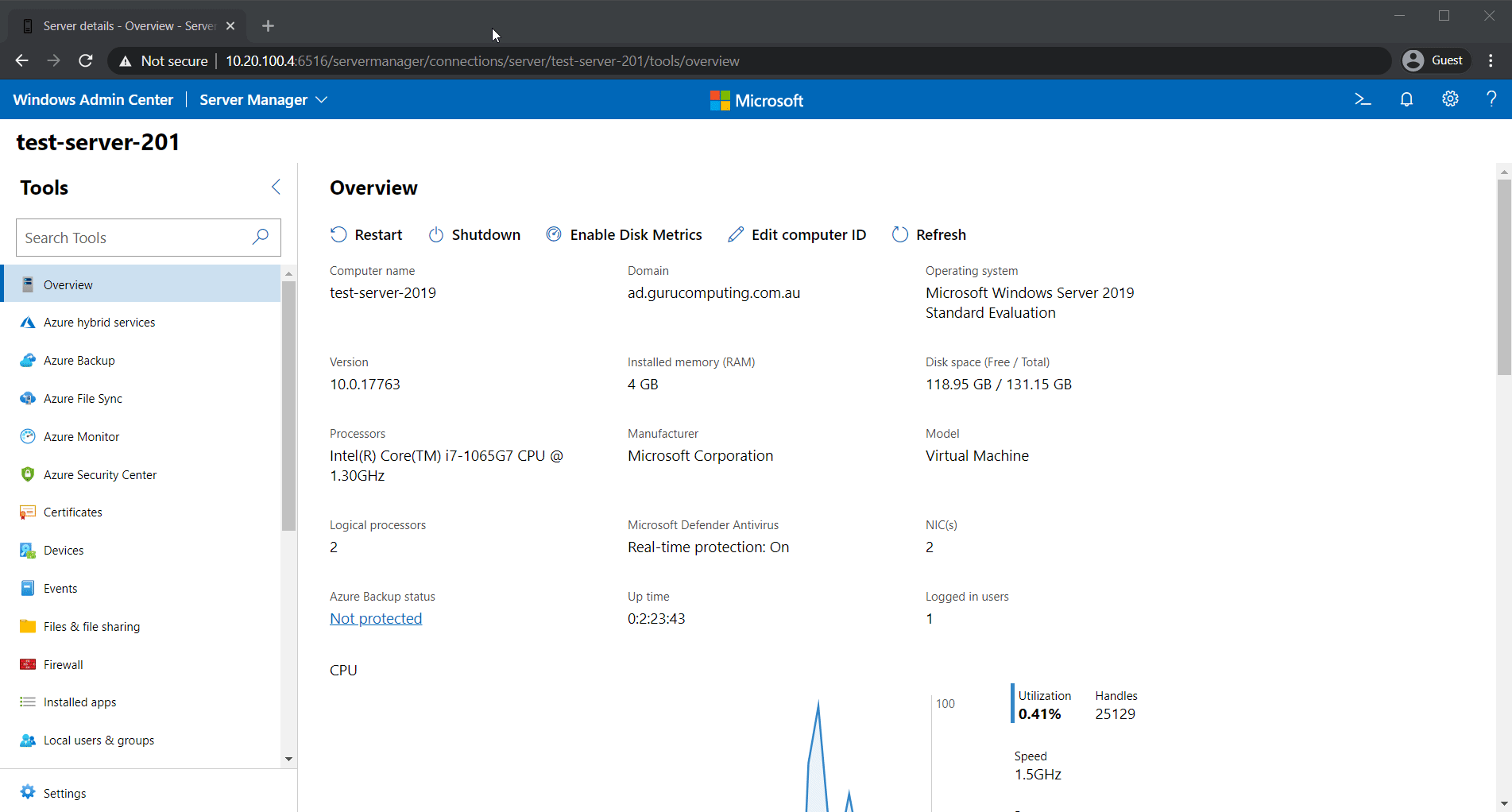 Admin center windows server 2019 скачать