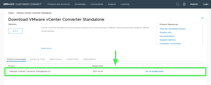 Vcenter converter download