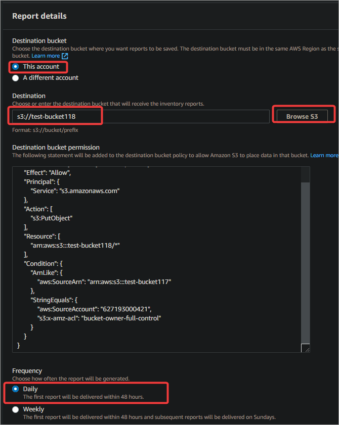 Getting Started with Amazon S3 Inventory
