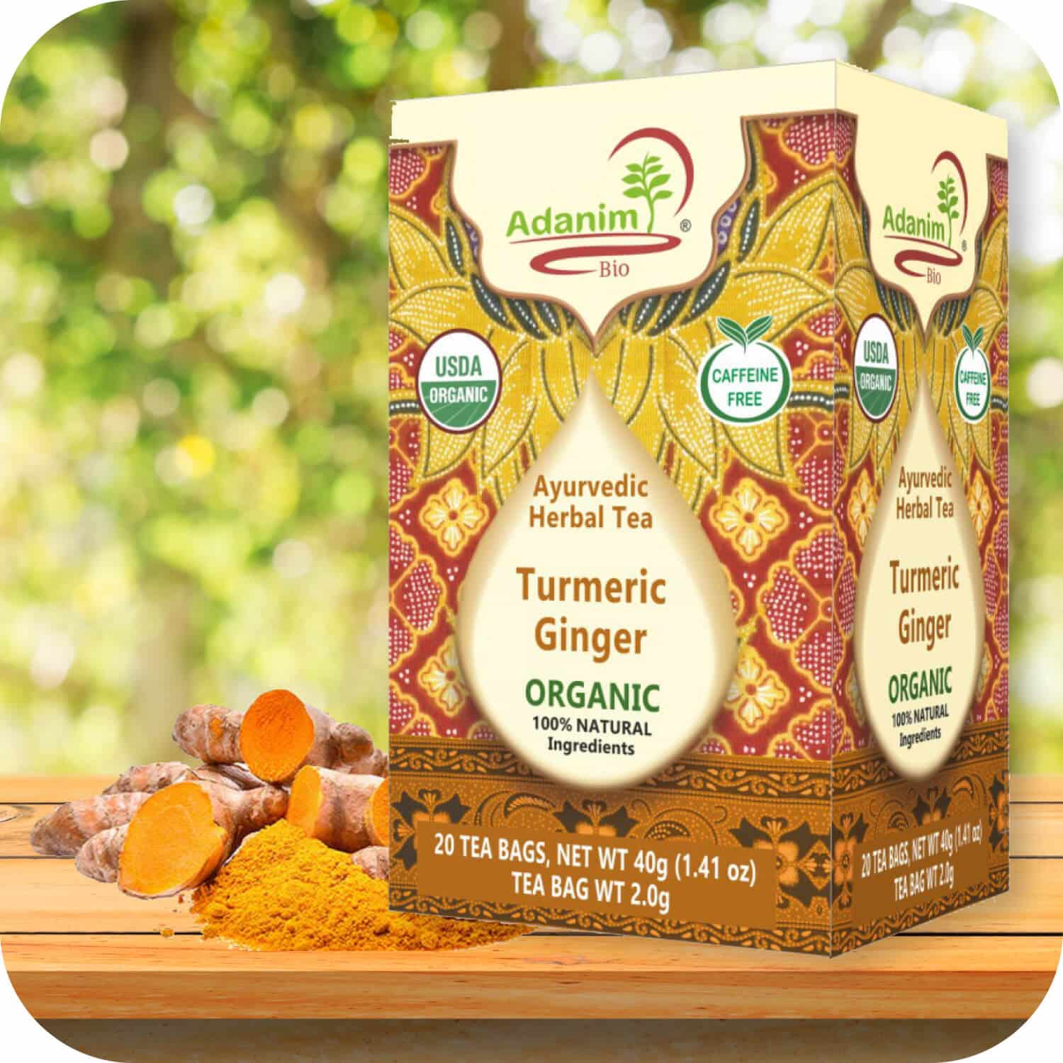 Turmeric Ginger Adanim Tea