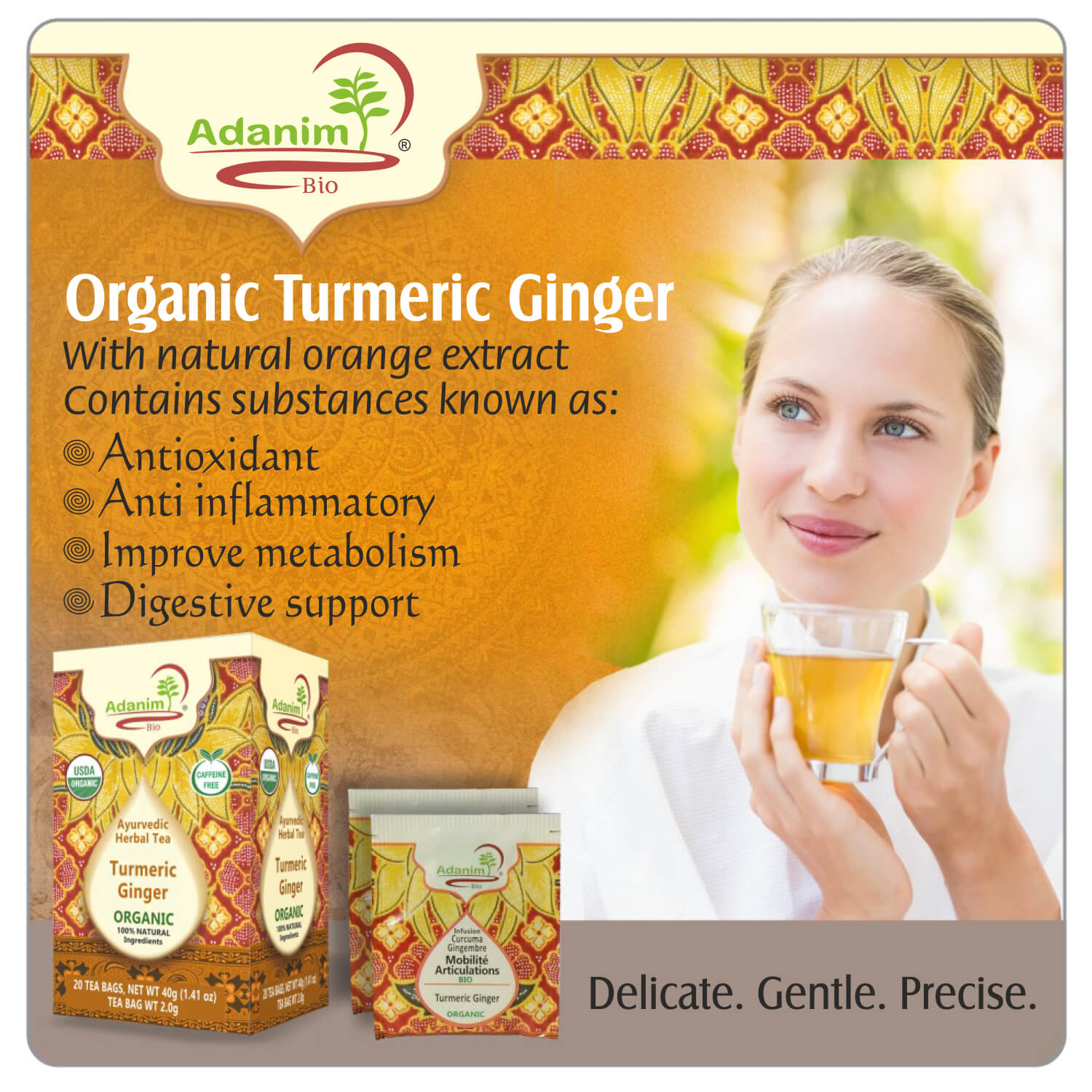 Turmeric Ginger Adanim Tea