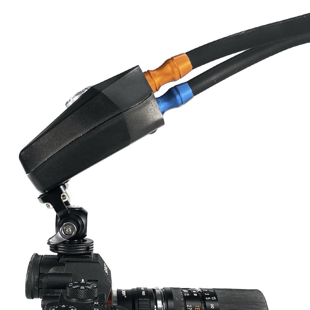 Hot Shoe Accessory Mount All metal design, swivel and tilt control