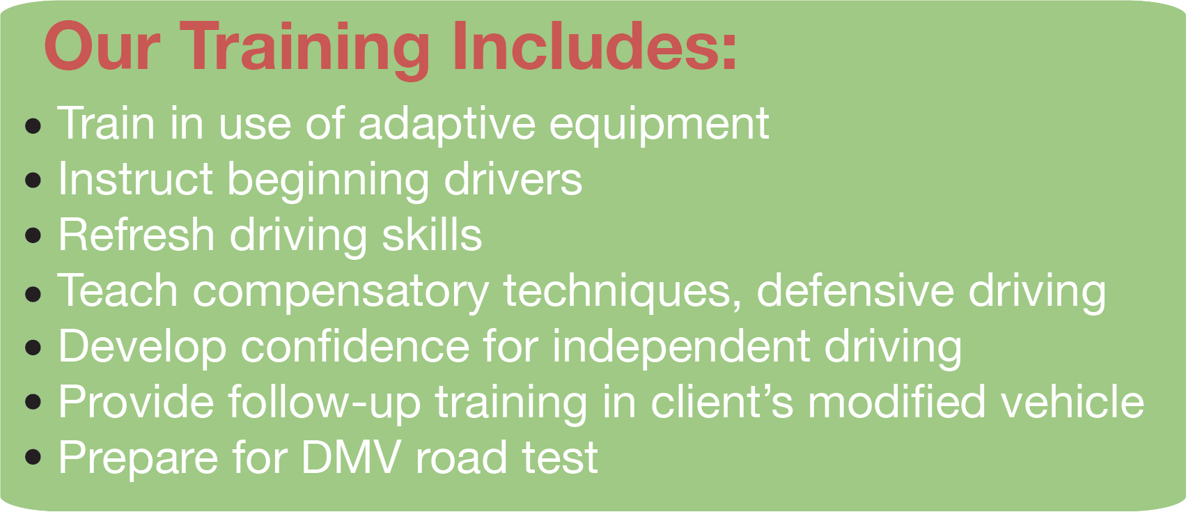 Training Adaptive Driving Specialists