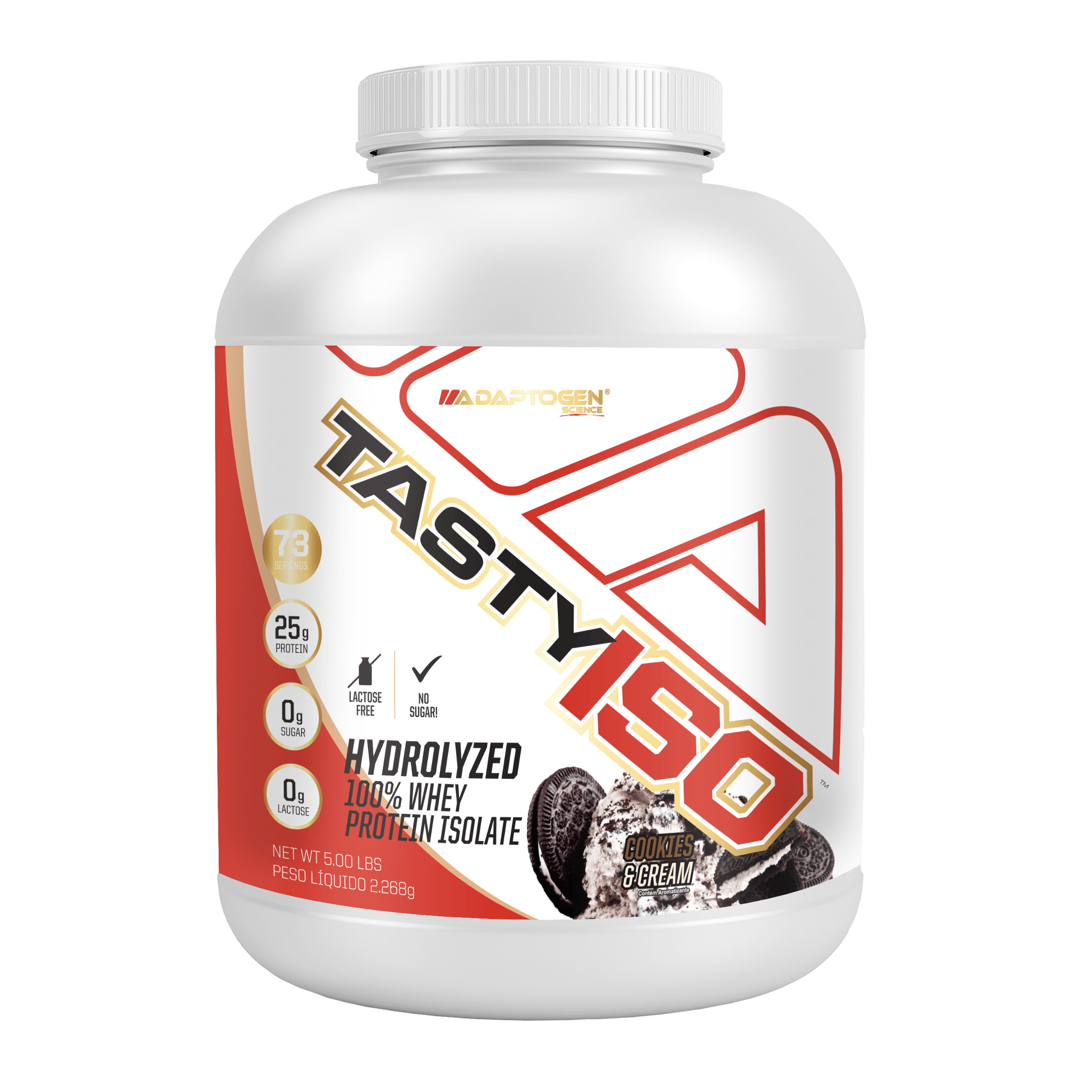 Tasty Iso Cookies e Cream 2268g Adaptogen Science
