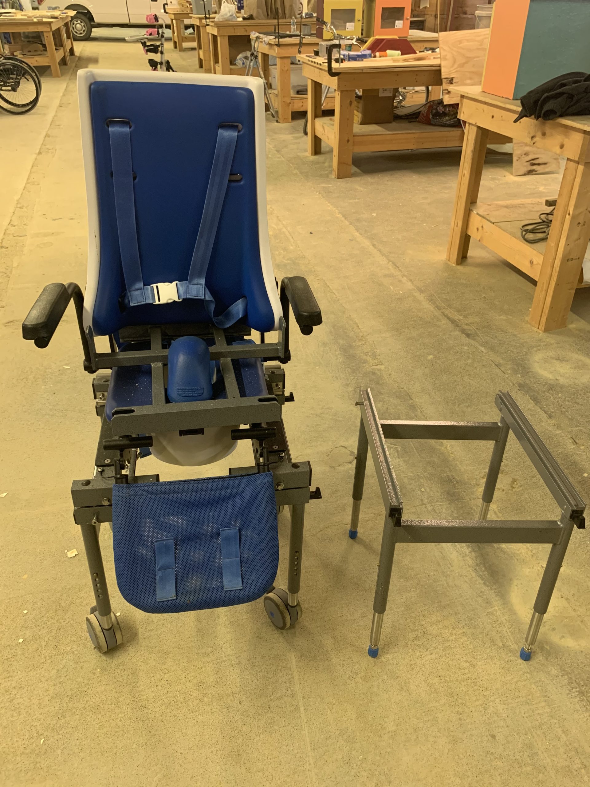 Ultima Columbia Medical Toilet and Bath Seat. Item76 Adapt to Play