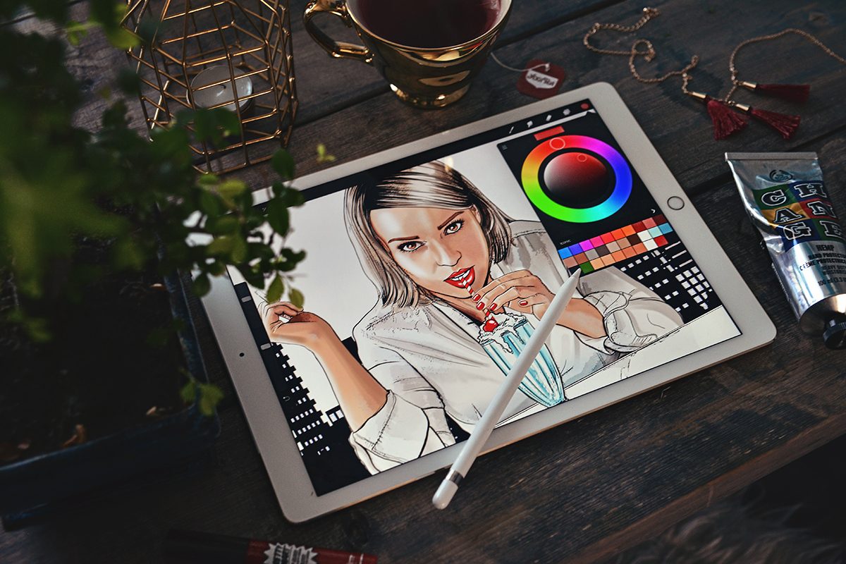 Amazing Ideas! Art With IPad Pro Procreate, New Concept!