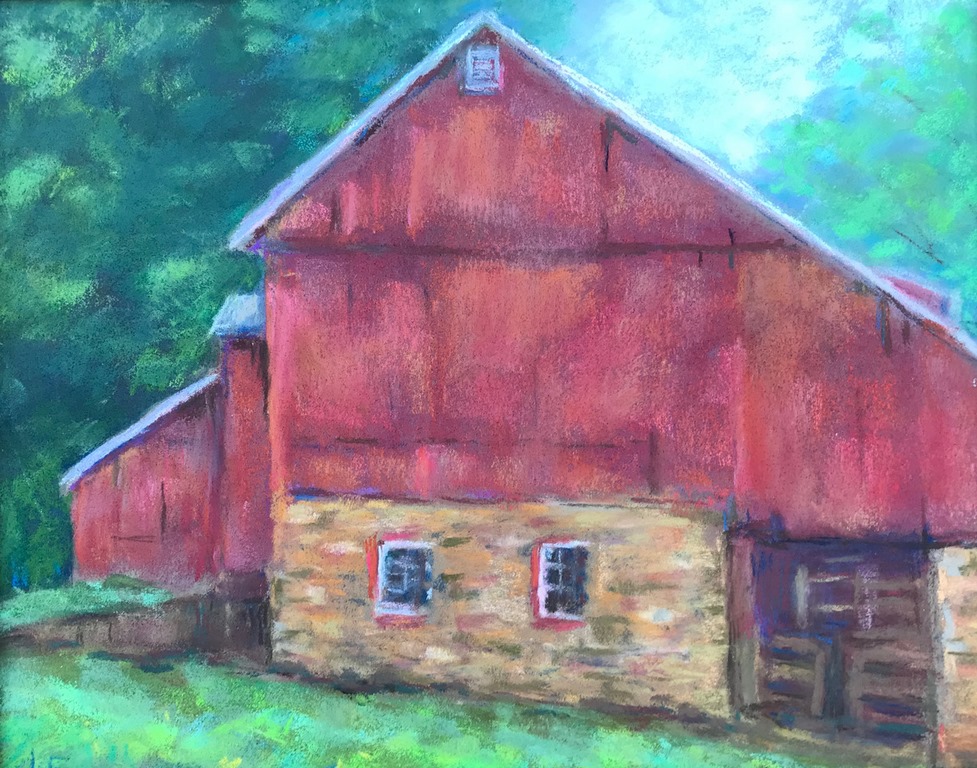 Linda Geniesse at Horizons! Exhibit Alamo Danville Artists' Society