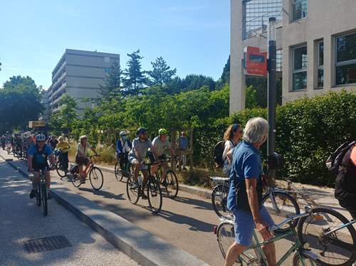 Aménagements cyclables temporaires Adava Pays d'Aix