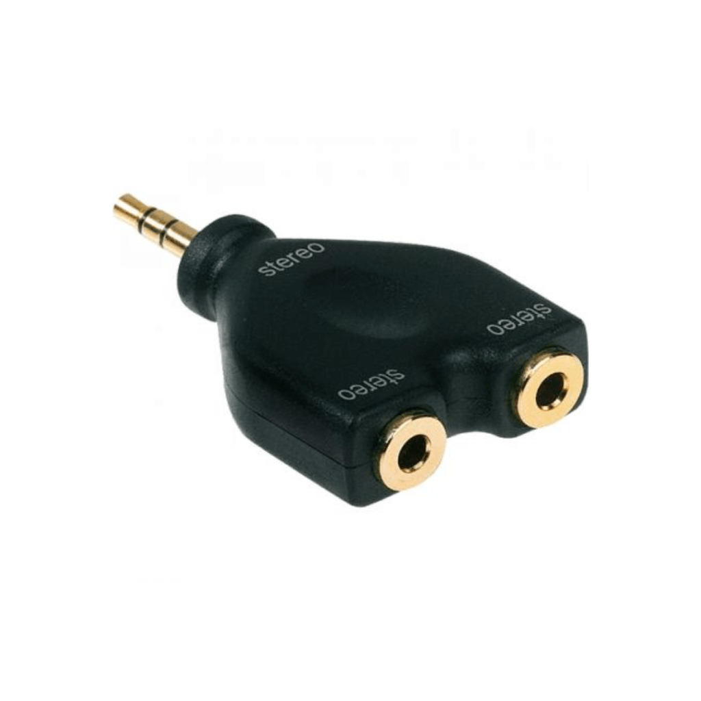 PROEL DHPA140 ADAPTER STEREO JACK (3.5MM) PLUG – 2X STEREO JACK (3.5MM