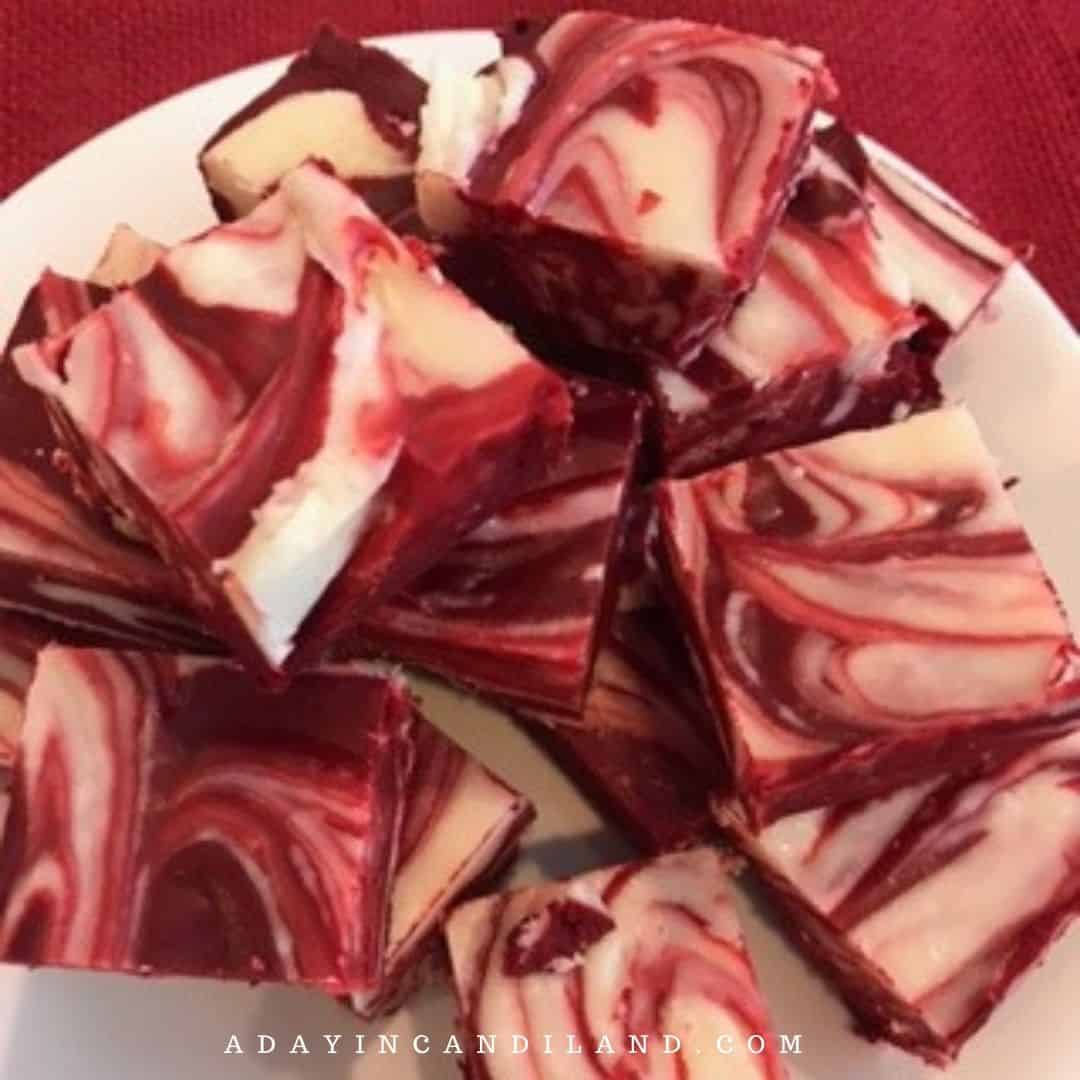Red Velvet Fudge A Day In Candiland
