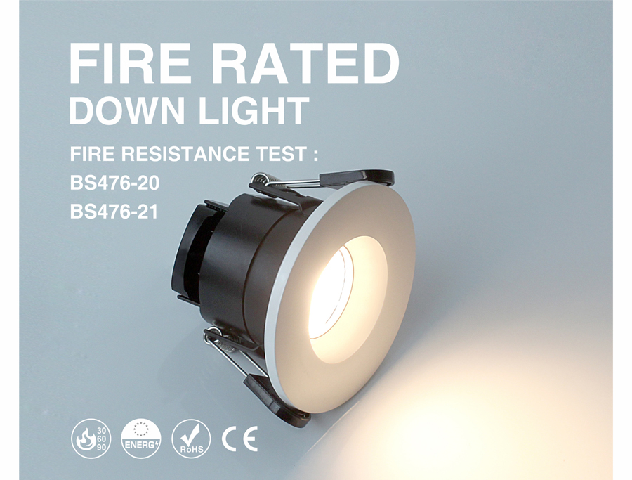 ADAYO fire rated recessed light, 6W downlight