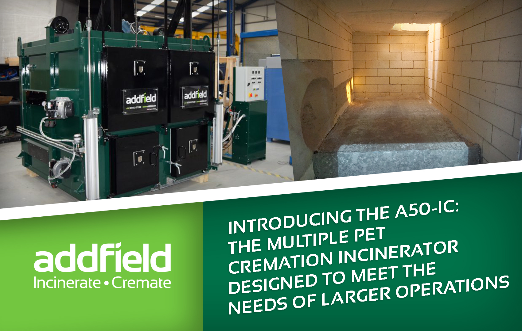 Introducing the A50IC Pet Cremation Machine Blog Addfield