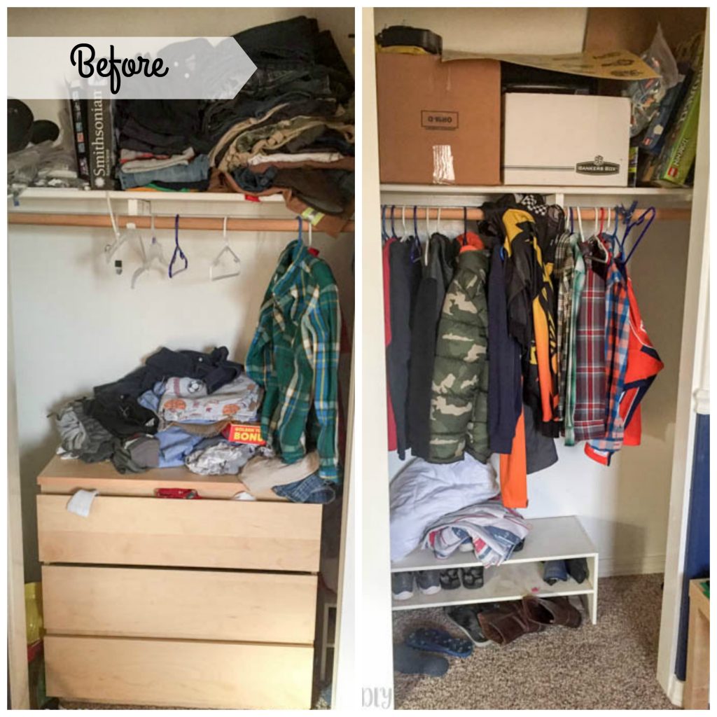 DIY Organized Kid's Closet Makeover No More Wasted Space! Addicted