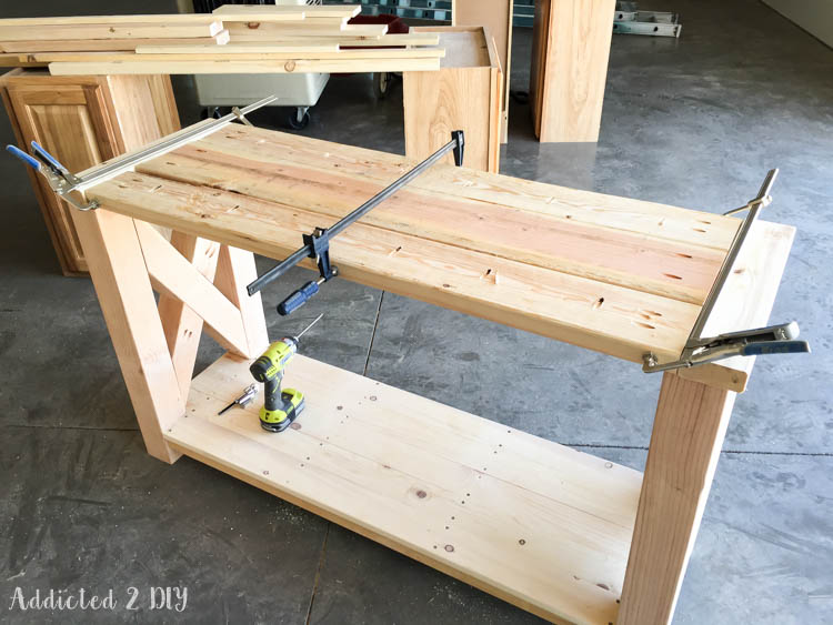 DIY Rustic Outdoor Console Table Great Outdoors Challenge! Addicted