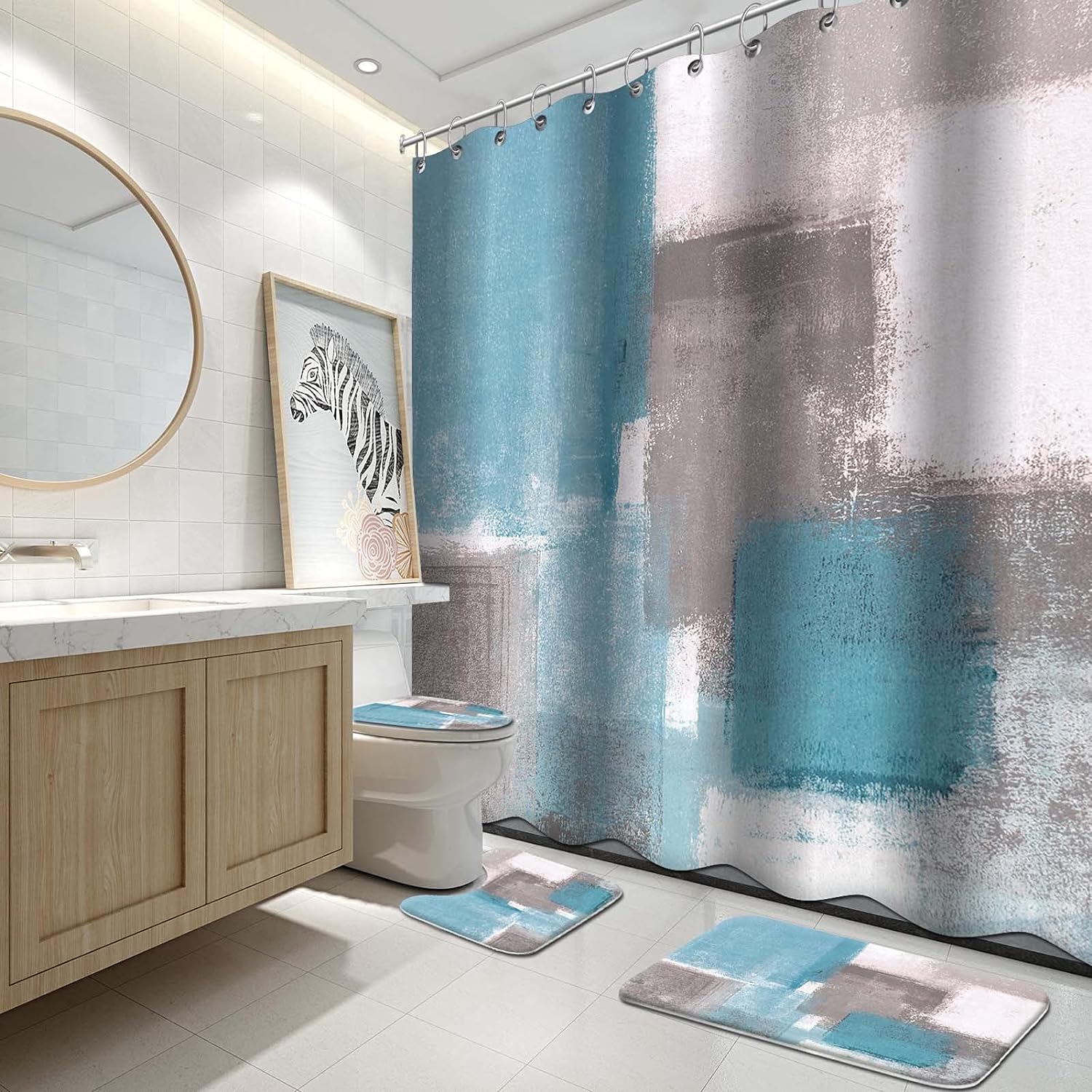 19 Small Bathroom Shower Curtain Ideas for a Modern Look Addicted To