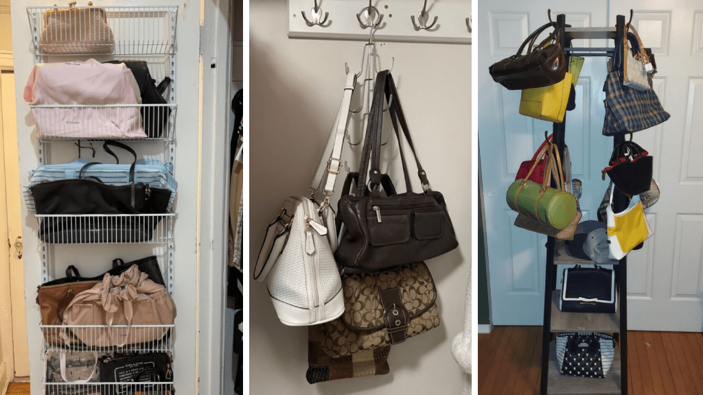 21 Clever Purse Storage Ideas for Small Spaces Addicted To Organization
