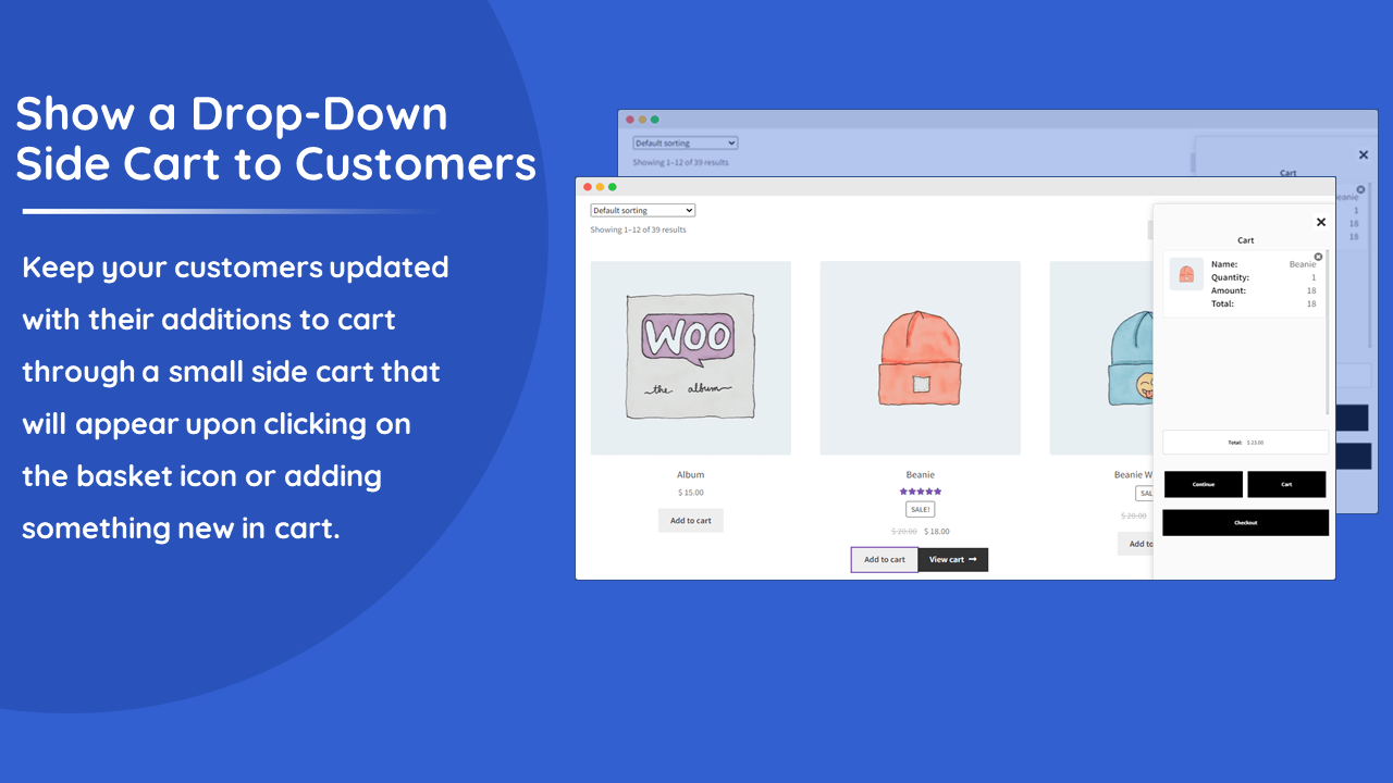 FREE Side Cart Plugin by Addify