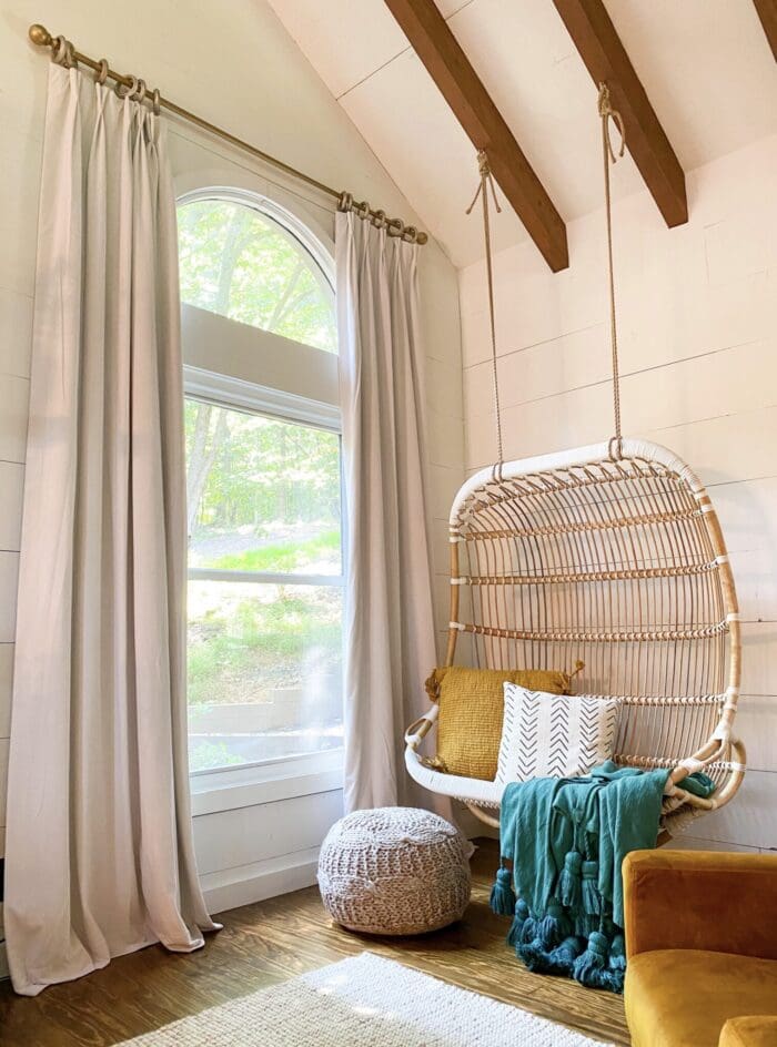 Our Serena & Lily Front Porch Double Hanging Rattan Chair Review