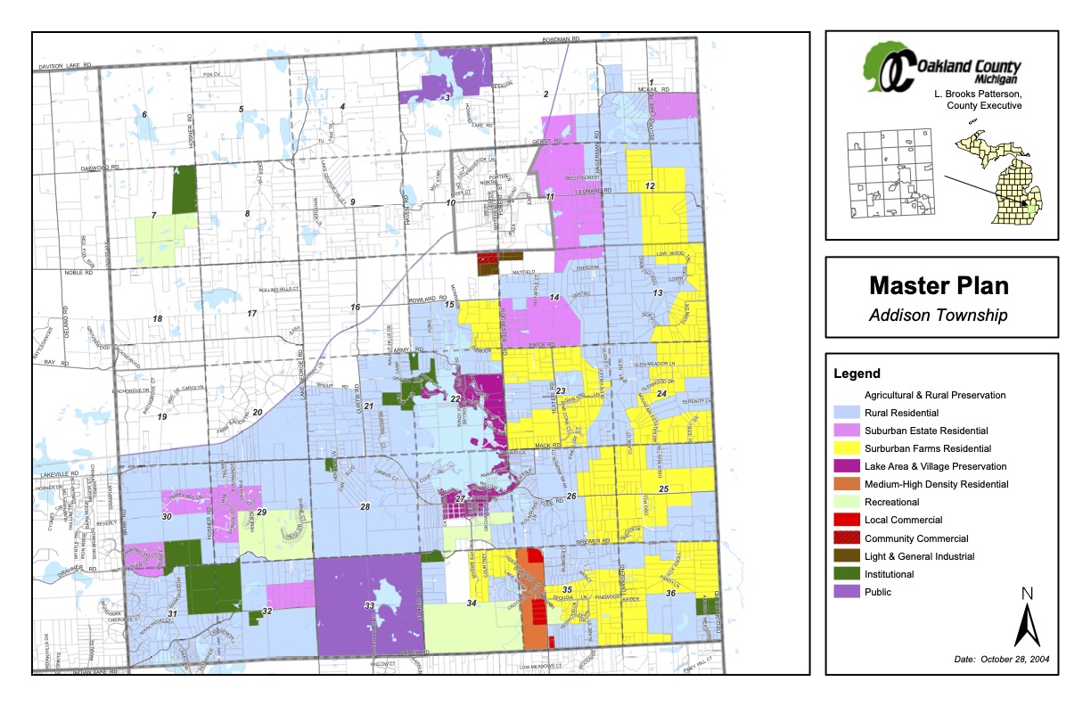 Maps Addison Township