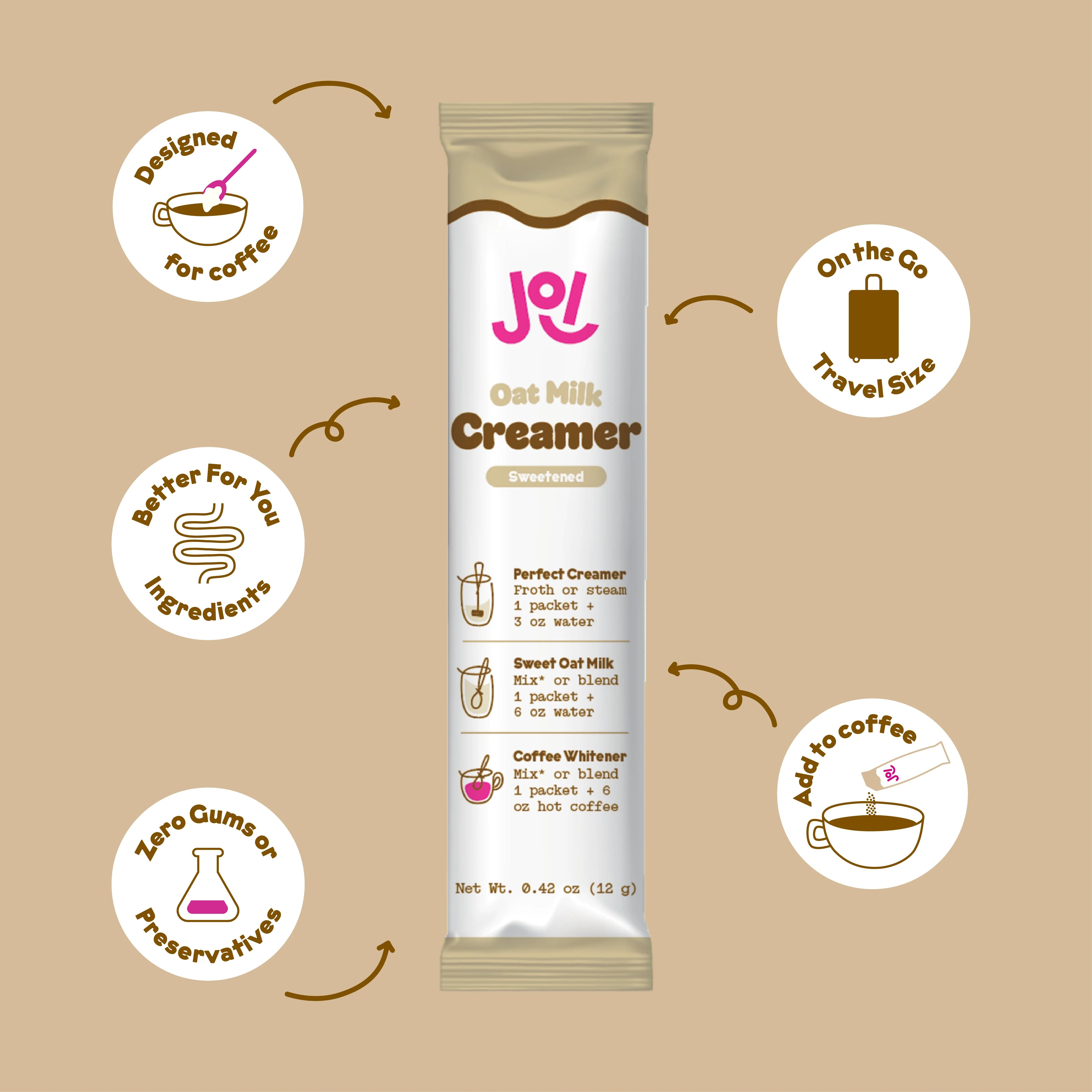 Oat Coffee Creamer Single Serve JOI