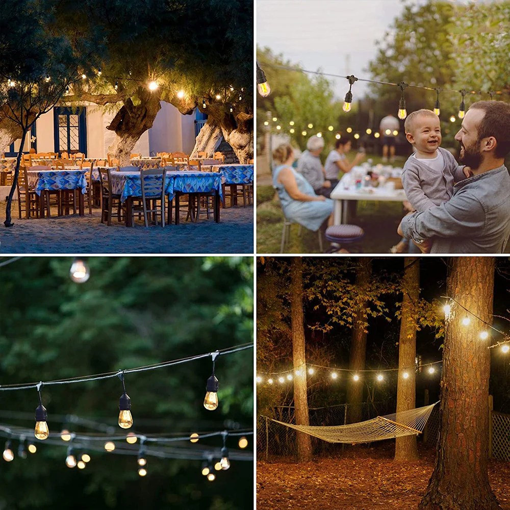 Addlon Solar String Lights Waterproof Patio LED String Lights Outdoor
