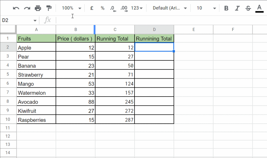 How to Copy a Formula down a column in google sheets ( Quick & Easy Guide ) 2022