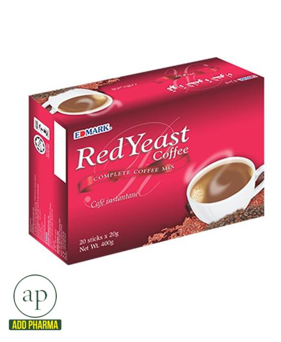 Edmark Red Yeast Coffee Sachet Drink 20 sachets AddPharma