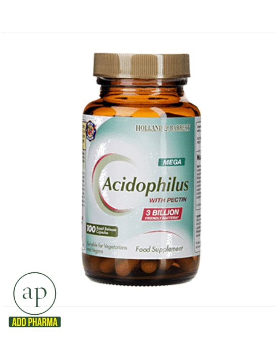 Holland & Barrett Mega Potency Acidophilus 100 Capsules AddPharma