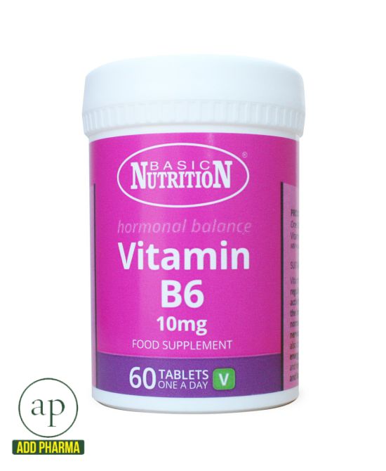 Basic Nutrition Vitamin B6 60 Tablets AddPharma Pharmacy in Ghana