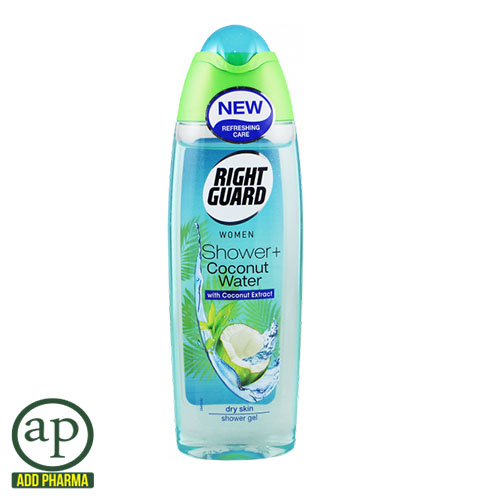 Right Guard Women Shower & Coconut Water Gel 250 ml AddPharma