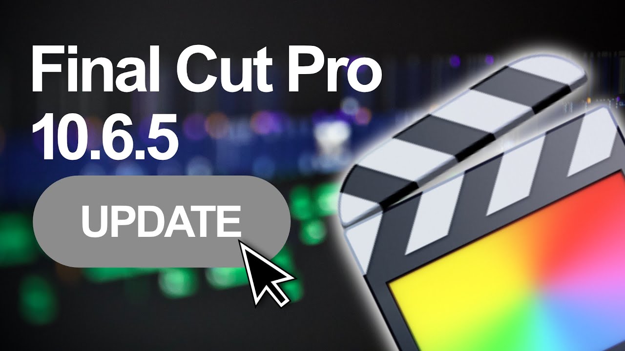 Final Cut Pro 10.6.5 Professional editing software addROM