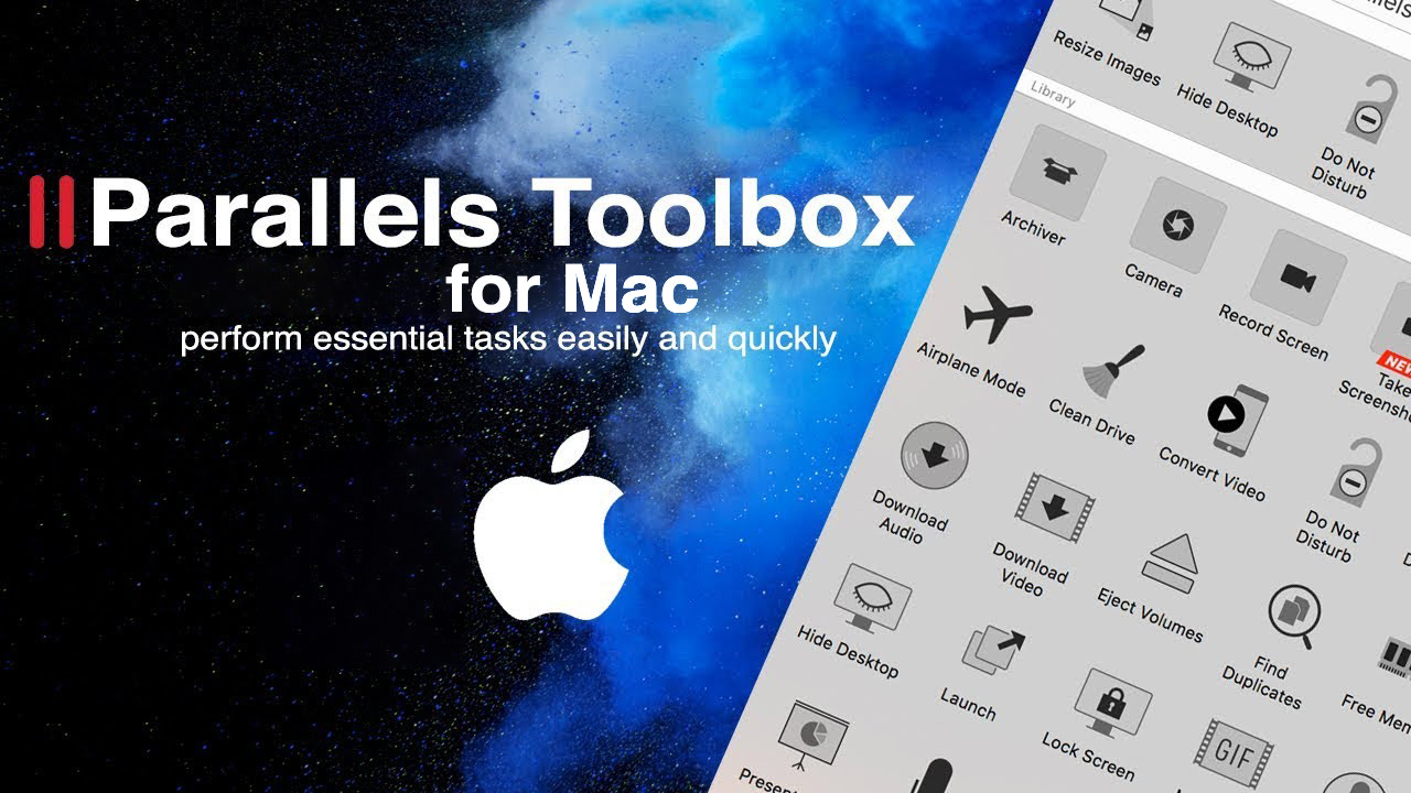 Parallels Toolbox The utility bundled with Parallels Desktop addROM