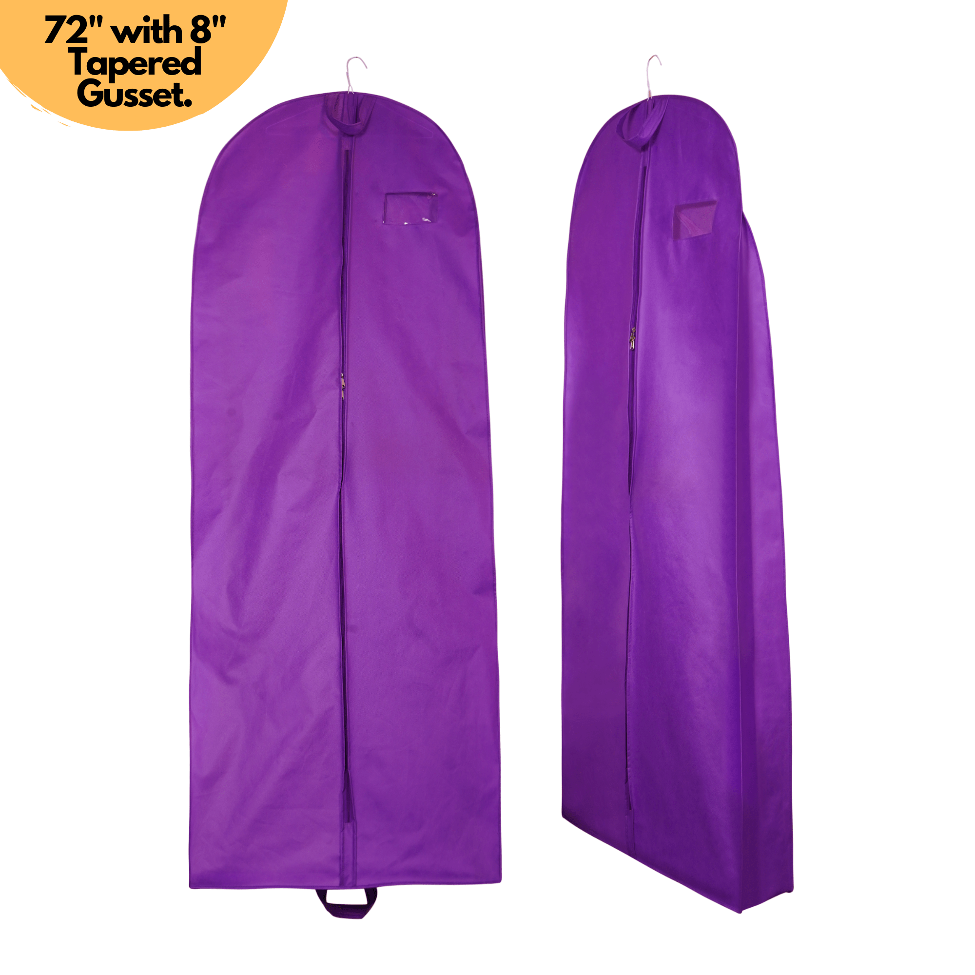 72" Breathable Long Wedding Dress Cover Prom Bridal Gown Garment