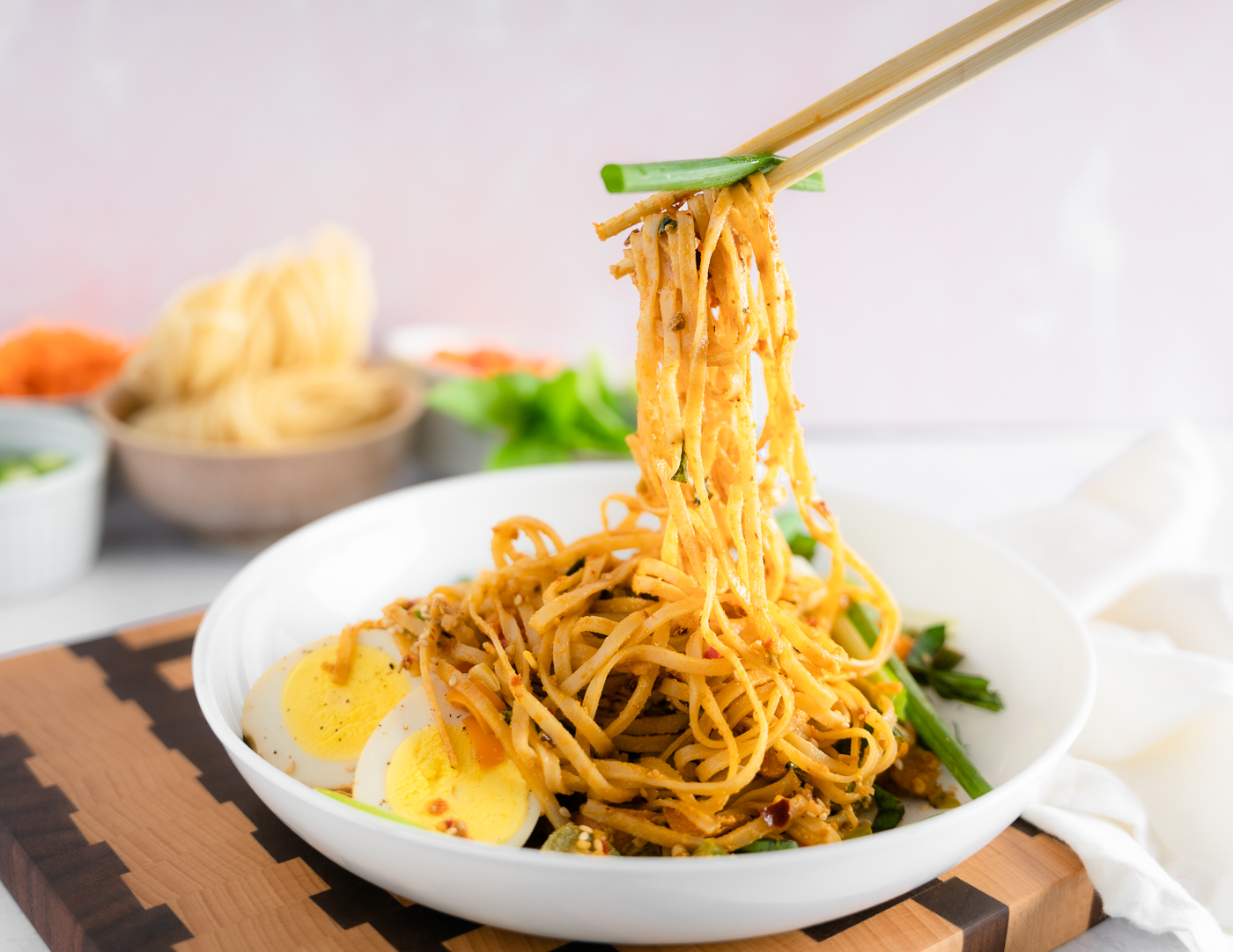 Spicy Tahini Noodles The Addy Bean