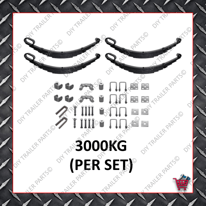 Roller Rocker Spring Set 1314" Wheels (7 Leaf) Adelaide Trailer Shop