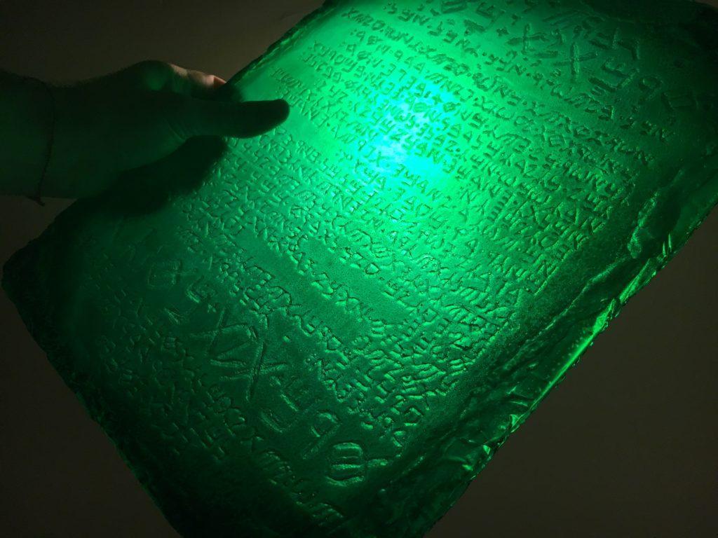 Emerald Tablet Replica Adept Initiates