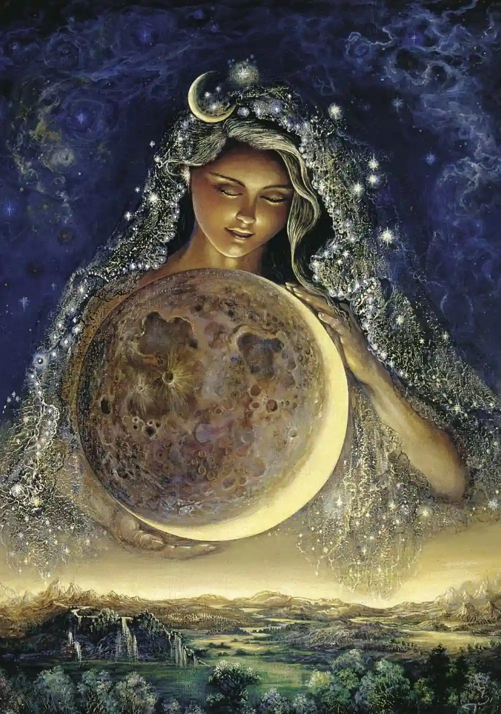 DIOSA LUNA Adhana Ediciones Láminas y Póster para aprender idiomas