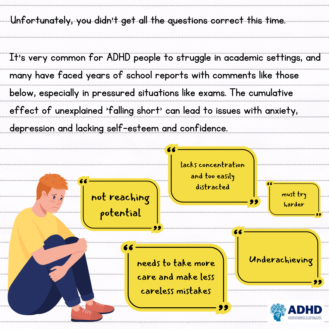 The Great ADHD Quiz ADHD Counselling