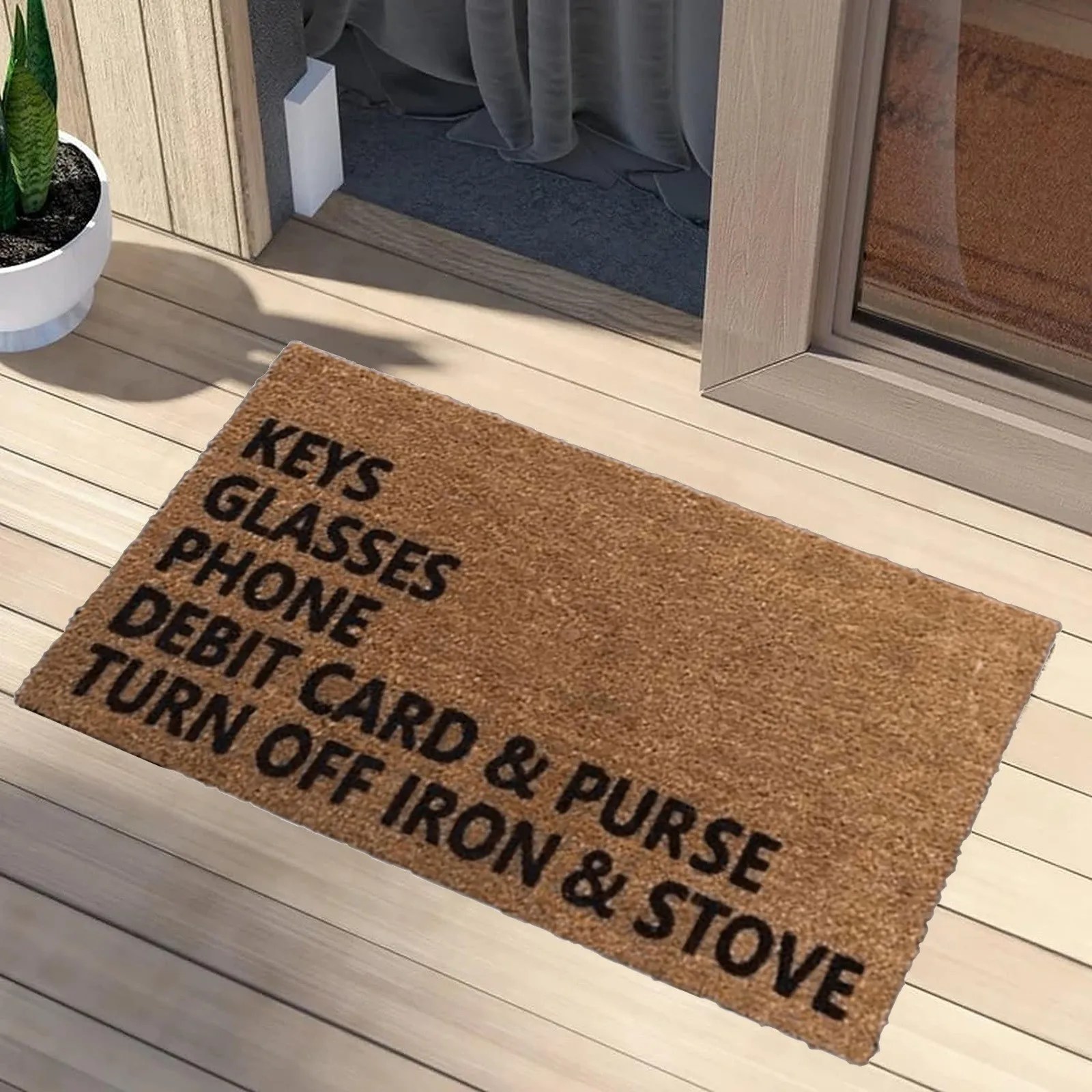 Keys, wallet, phone etc doormat for ADHDers ‣ ADHD Lounge