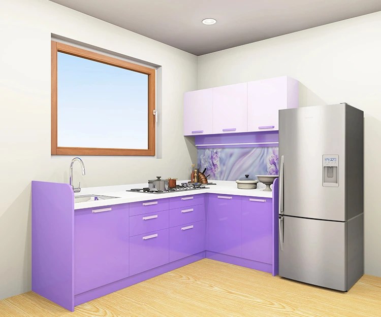 L Shape Kitchen 8*3 Feet Adhira