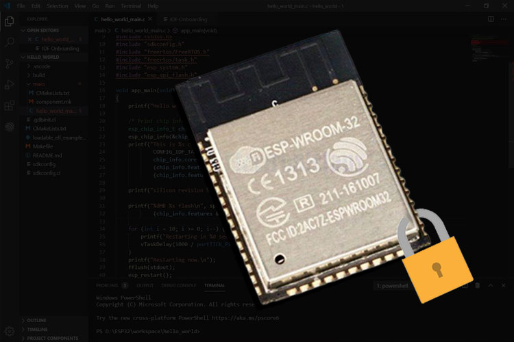 Cómo proteger el firmware ESP32 y la memoria flash en el framework ESP