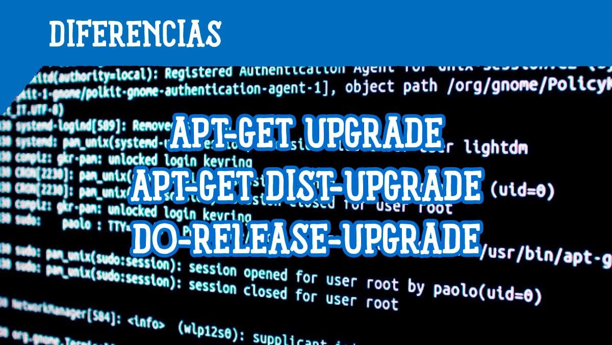 Diferencias aptget upgrade, aptget distupgrade, doreleaseupgrade
