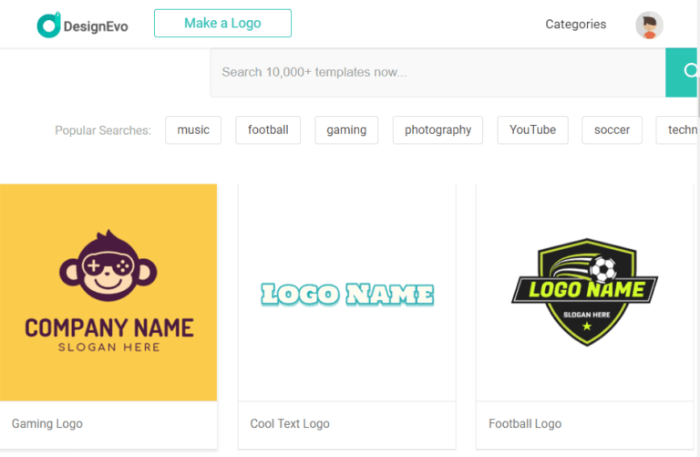 DesignEvo Crear un logo en línea fácil y GRATIS » Adictec