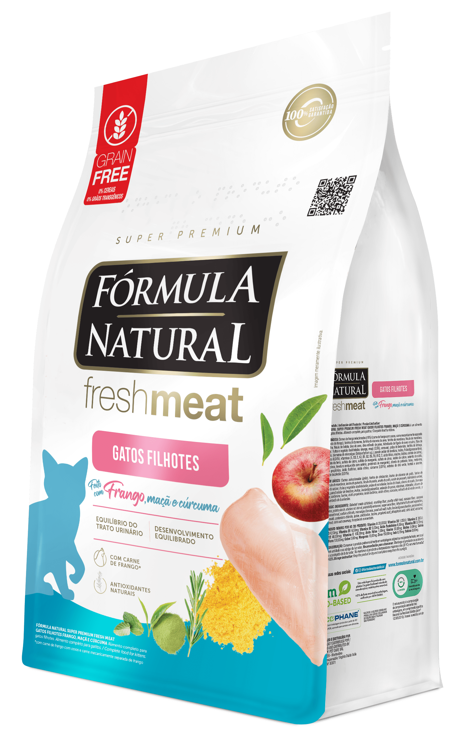 Formula Natural Fresh Meat Gatos Filhotes 7 kg Racionya