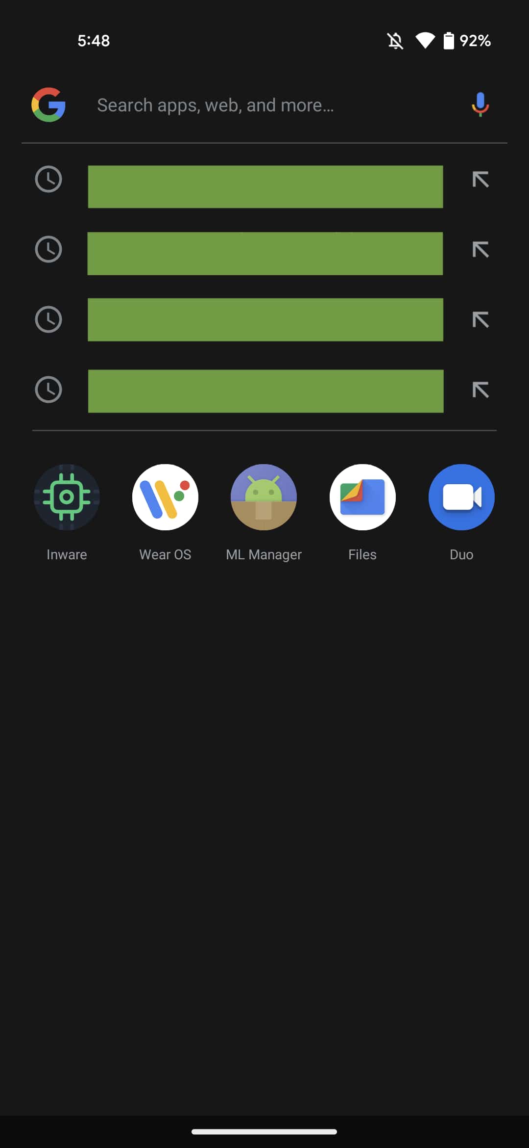 The new unified Pixel Launcher search disappears after the Android 13 upgrade new unified Pixel Launcher